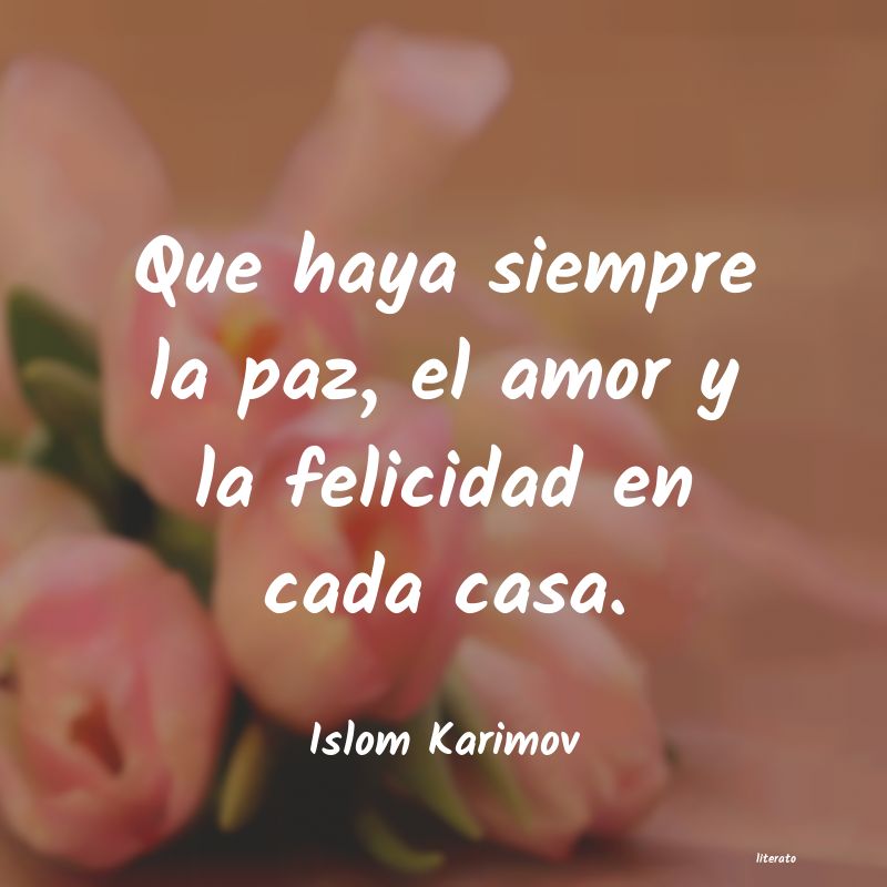 Frases de Islom Karimov