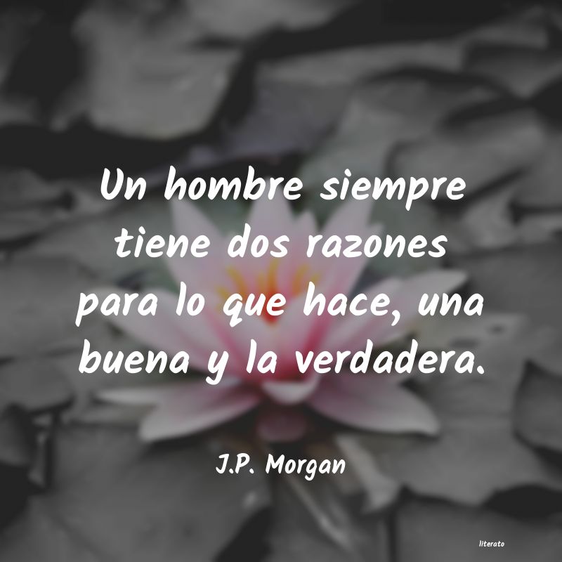 Frases de J.P. Morgan