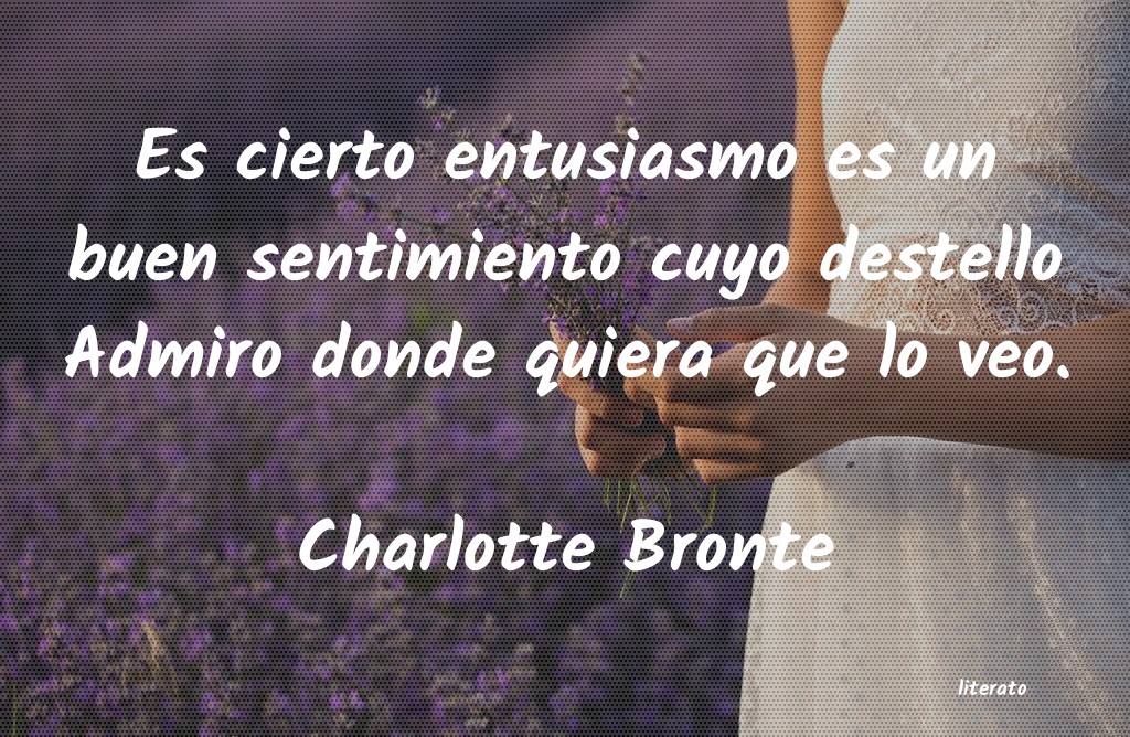 frases de Charlotte Bronte
