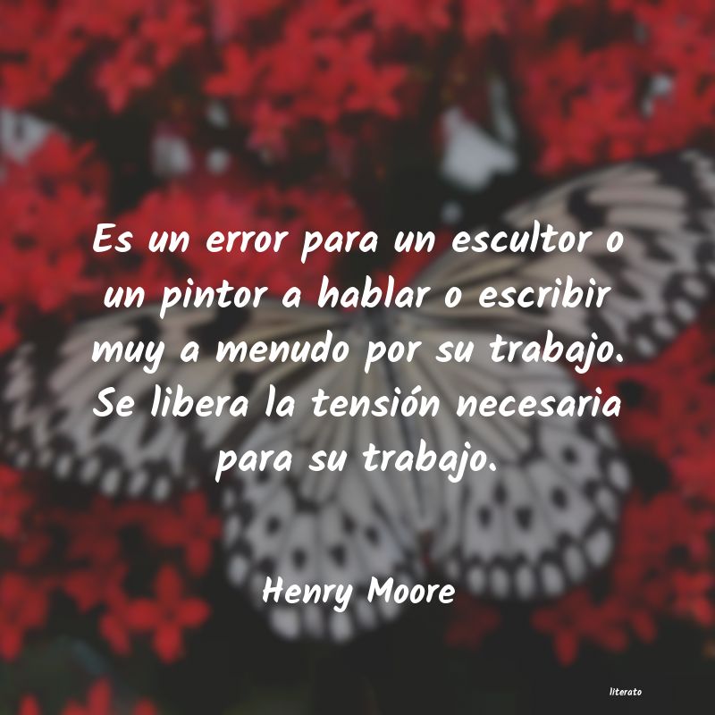 frases de Henry Moore