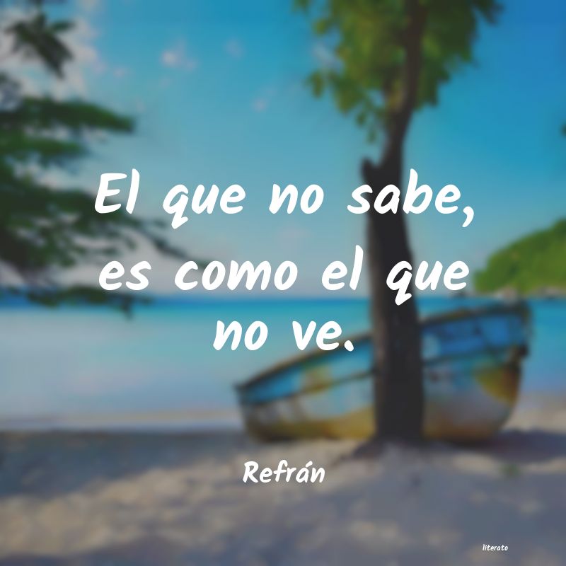 frases de Refrán