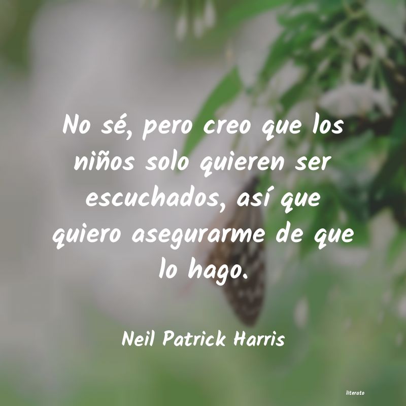 frases de Neil Patrick Harris