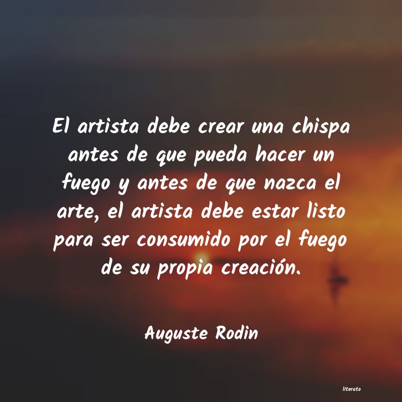 Frases de Auguste Rodin