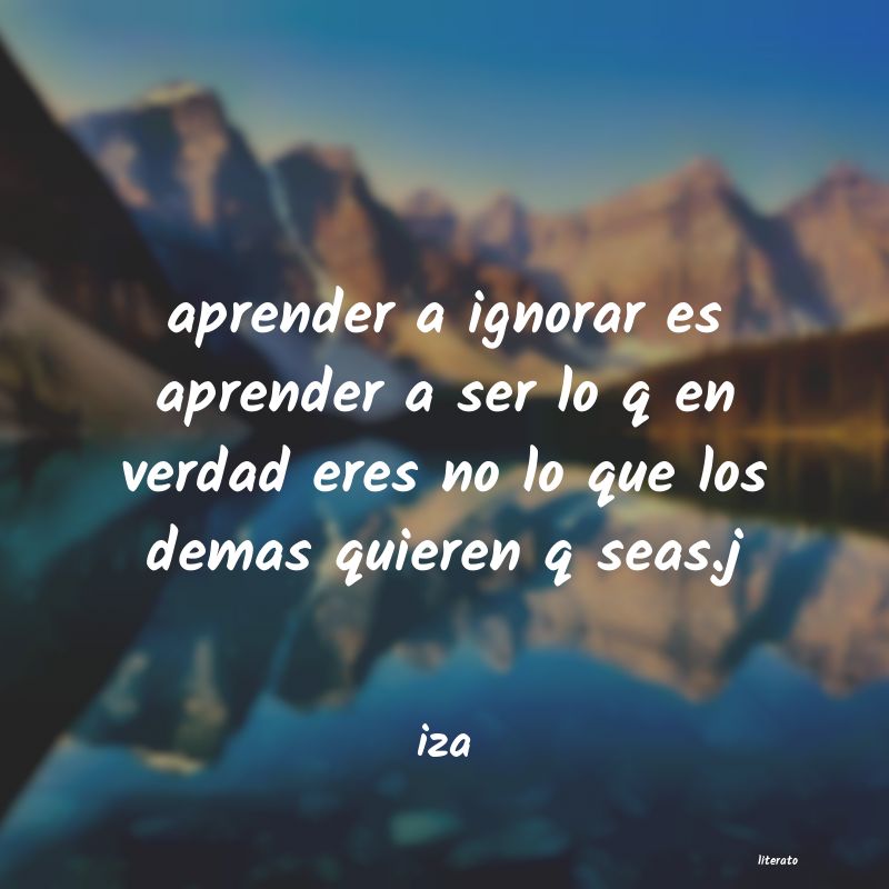 Frases de iza