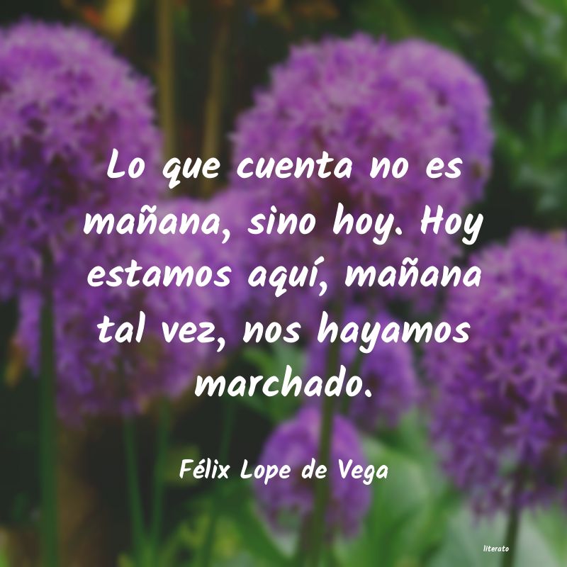 Frases de Félix Lope de Vega