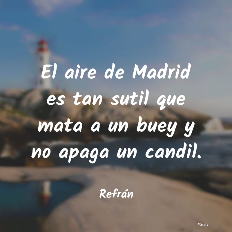 Frases de Refrán