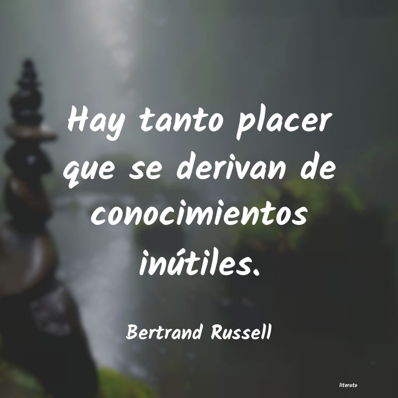 frases de Bertrand Russell