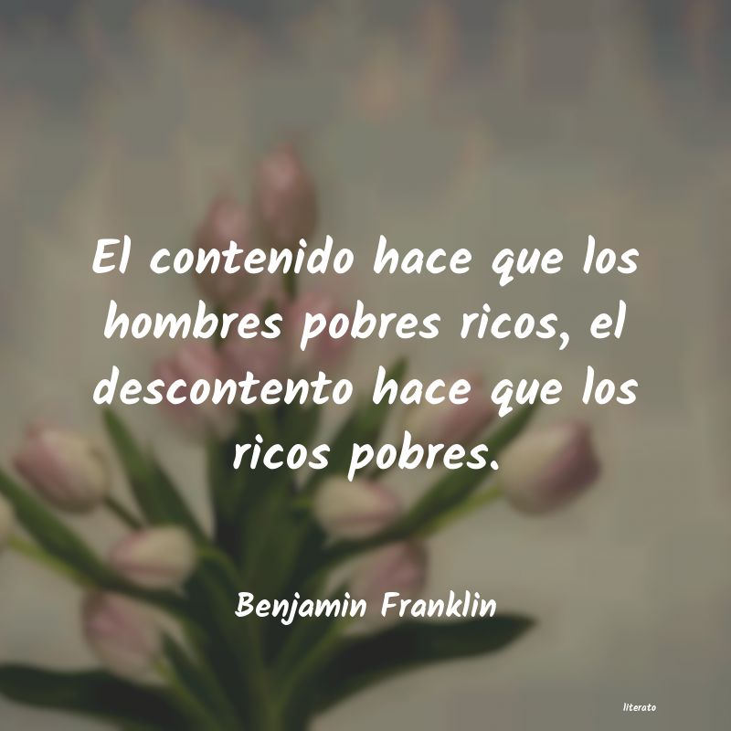 Frases de Benjamin Franklin