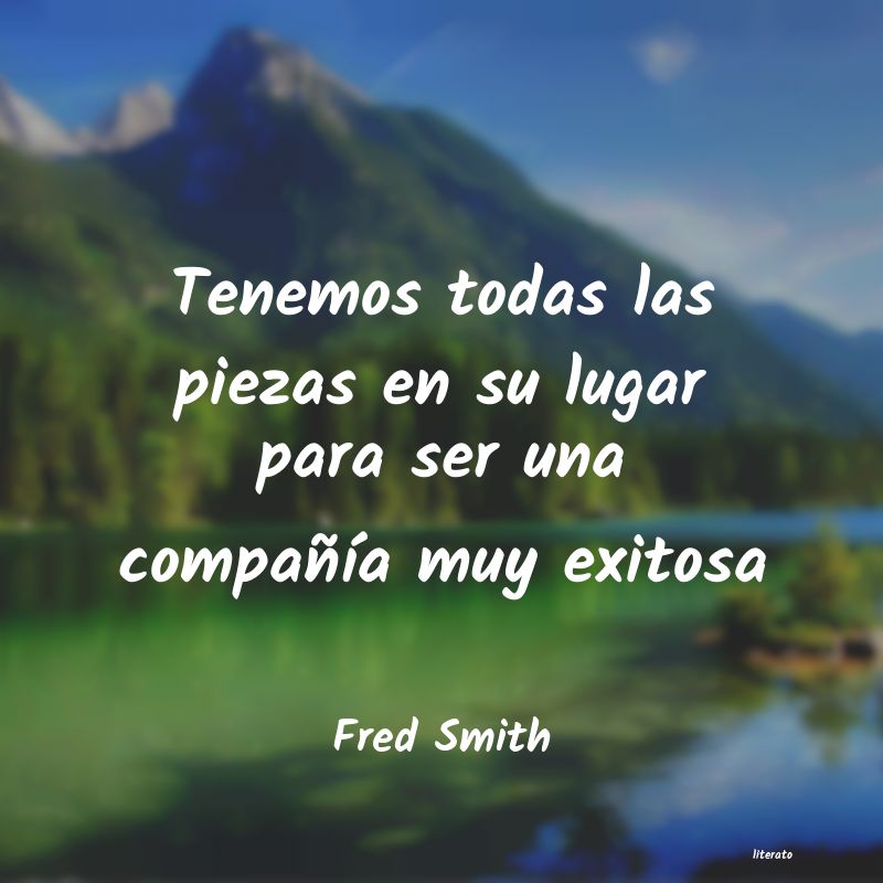 frases de Fred Smith