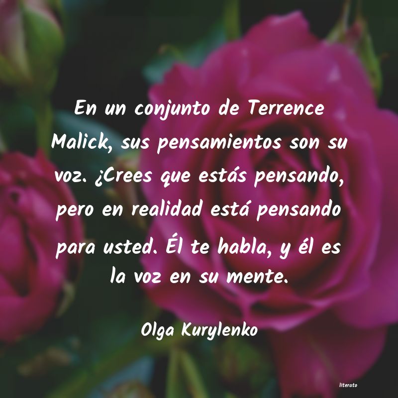 frases de Olga Kurylenko