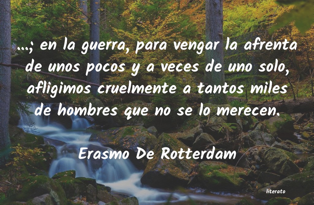 frases de Erasmo De Rotterdam