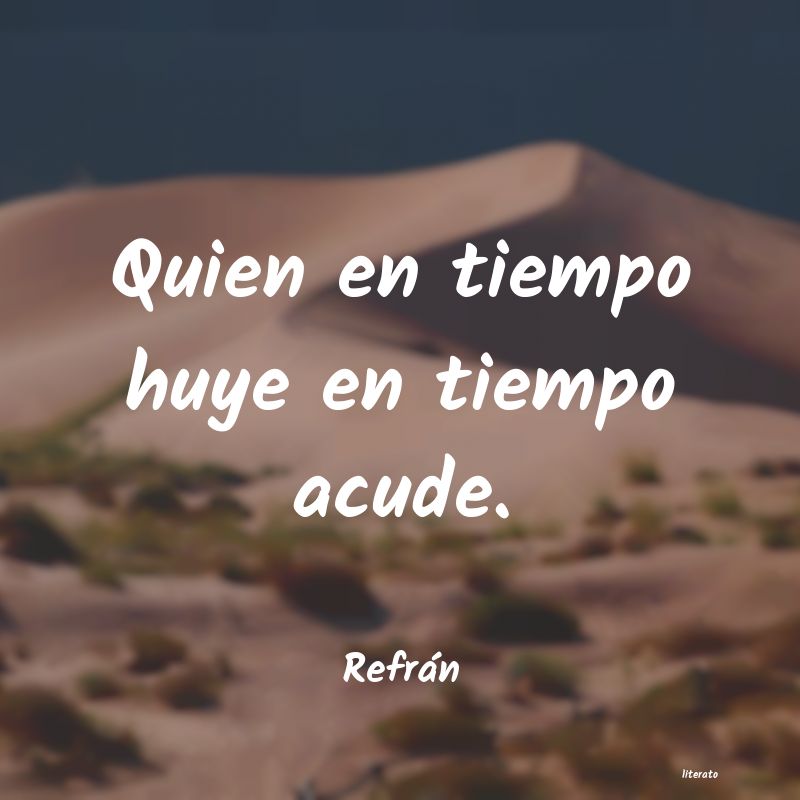 Frases de Refrán