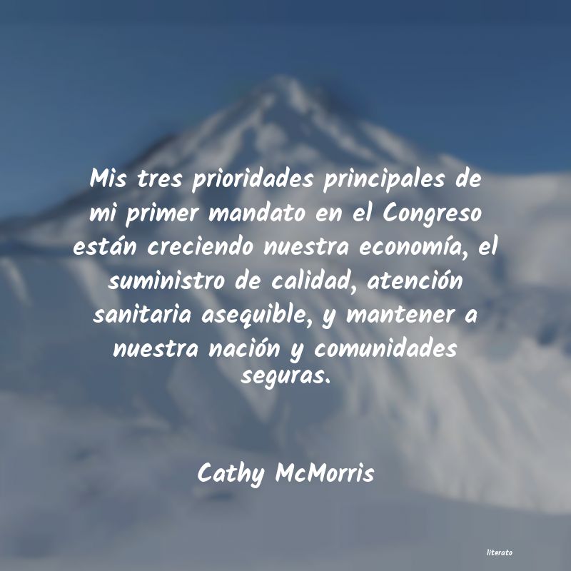 frases de Cathy McMorris