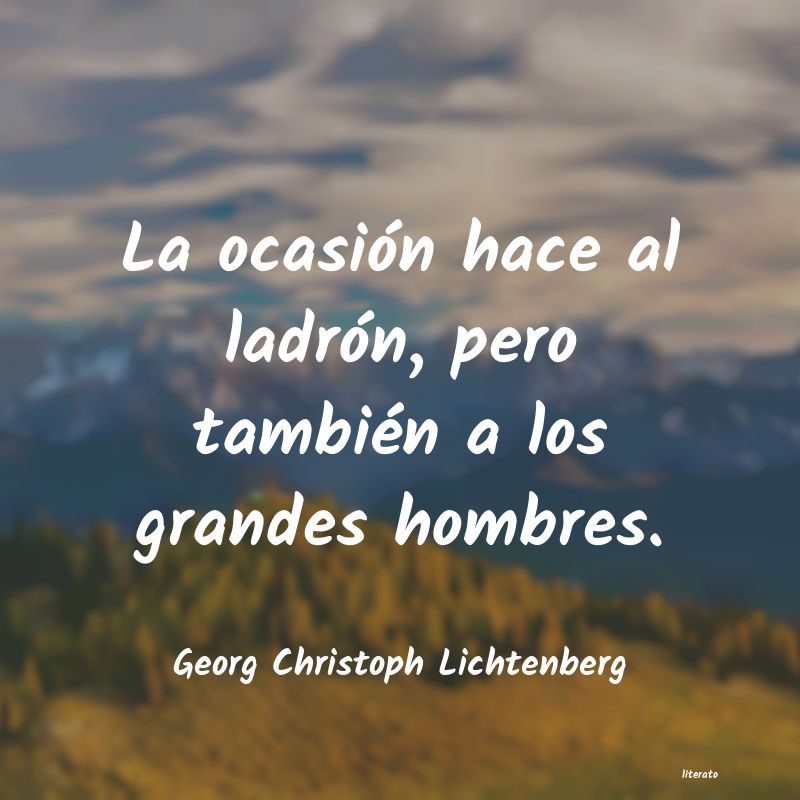frases de Georg Christoph Lichtenberg
