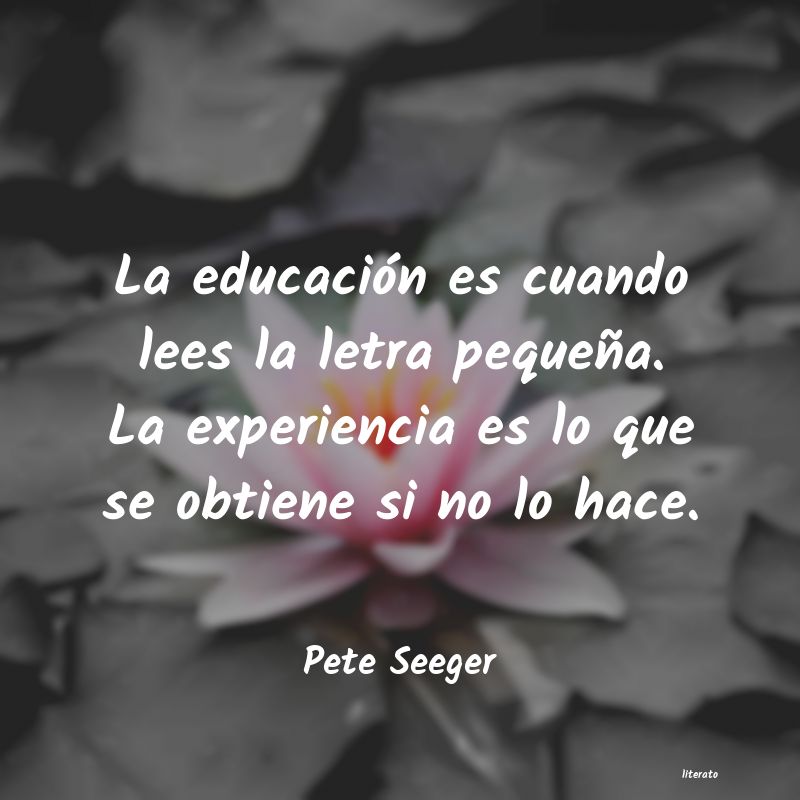 frases de Pete Seeger