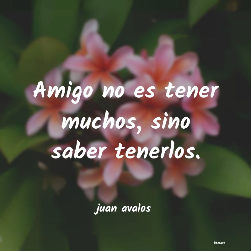 Frases de juan avalos