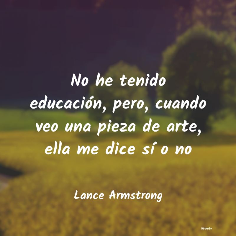 frases de Lance Armstrong