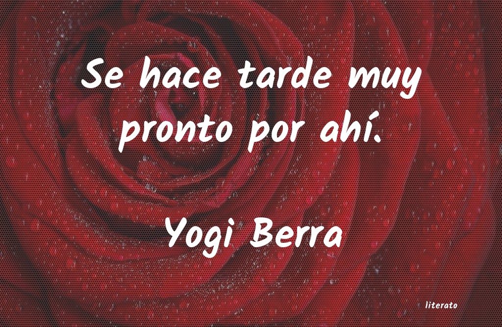 Frases de Yogi Berra