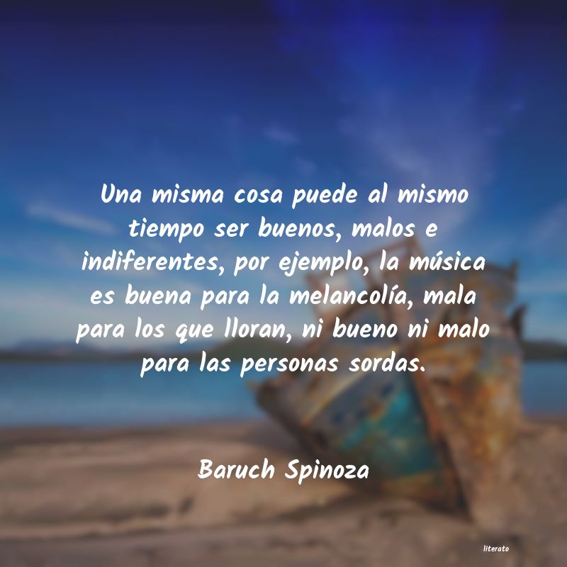 Frases de Baruch Spinoza