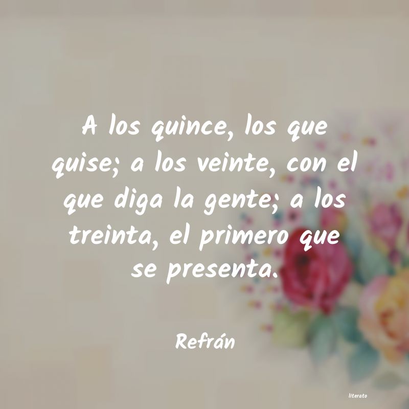 frases de RefrÃ¡n