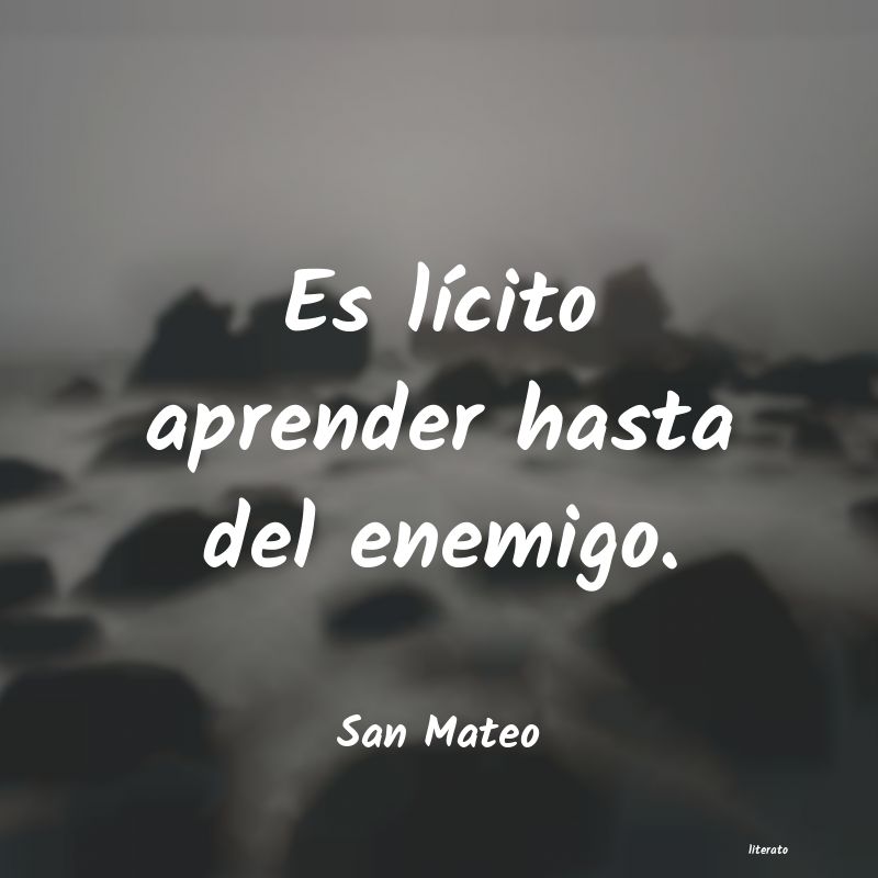 frases de San Mateo