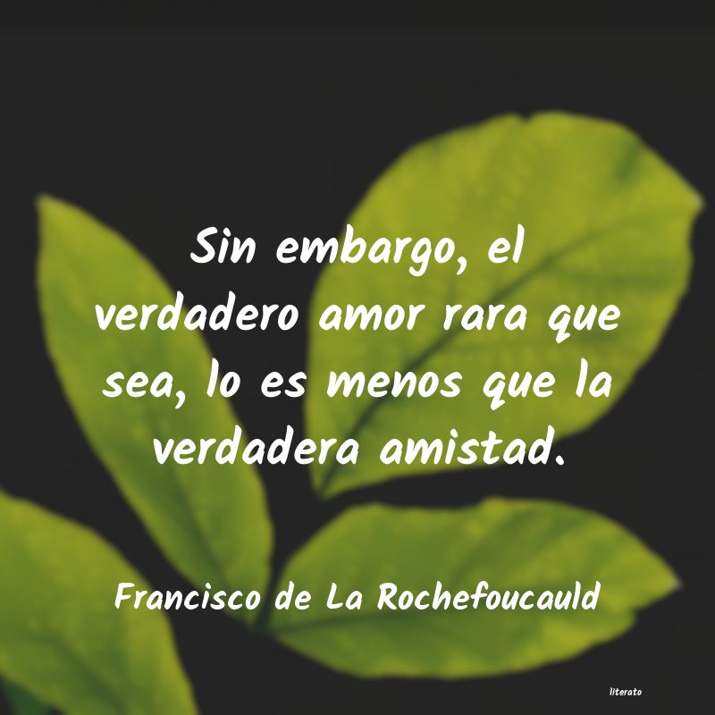 Frases de Francisco de La Rochefoucauld