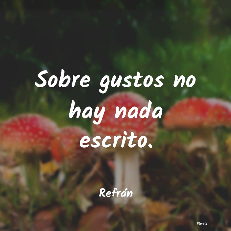 frases de Refrán