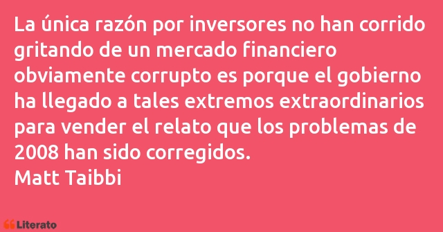 Frases de Matt Taibbi