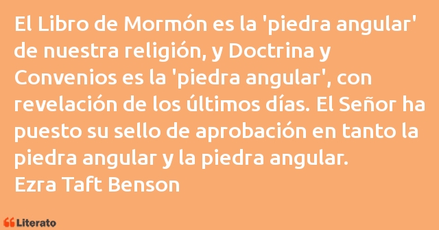 Frases de Ezra Taft Benson