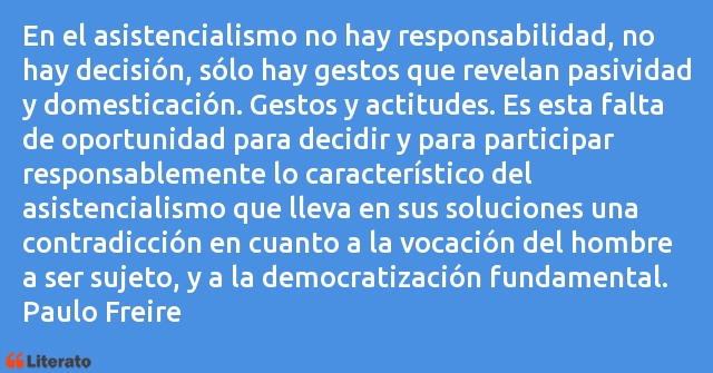 Frases de Paulo Freire