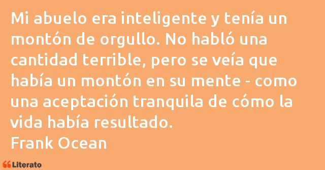 Frases de Frank Ocean