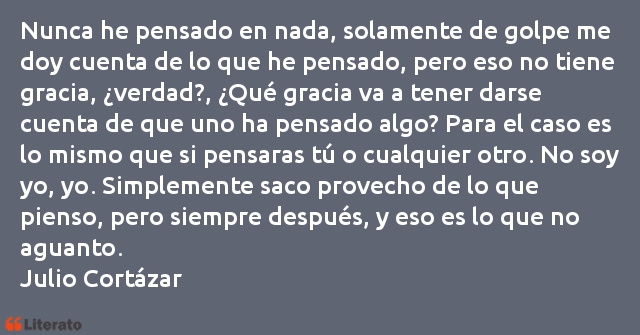 Frases de Julio Cortázar