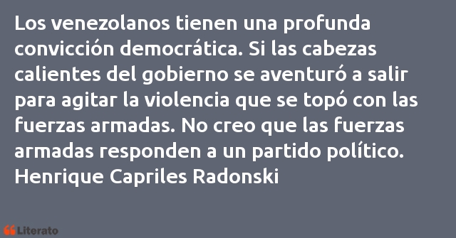 Frases de Henrique Capriles Radonski