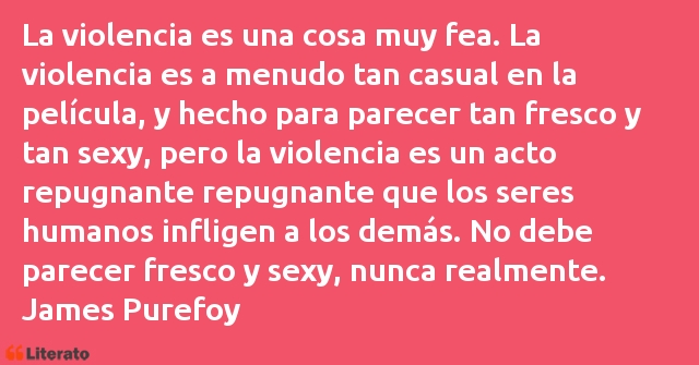 Frases de James Purefoy