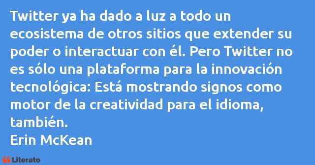 Frases de Erin McKean