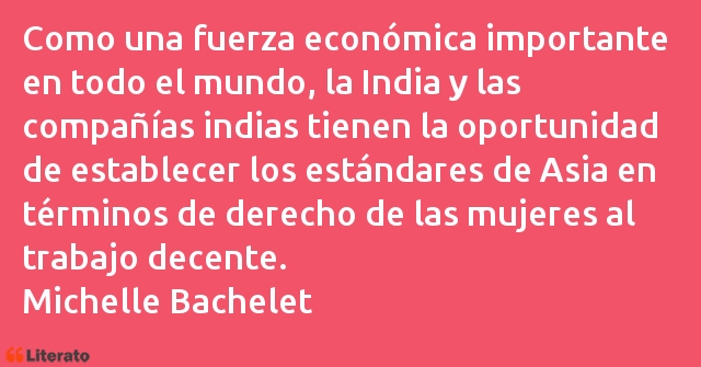 Frases de Michelle Bachelet