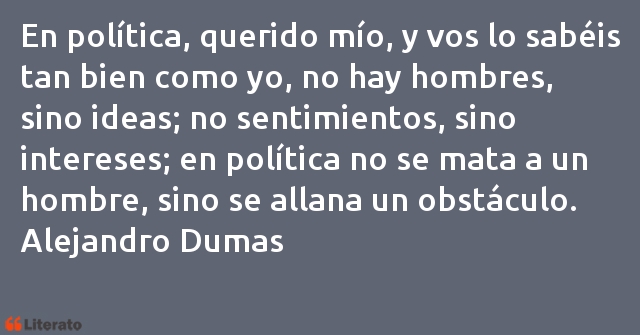 Frases de Alejandro Dumas