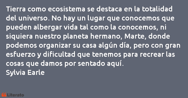 Frases de Sylvia Earle