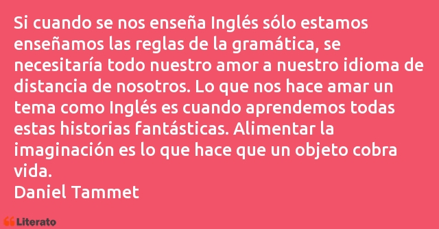 Frases de Daniel Tammet