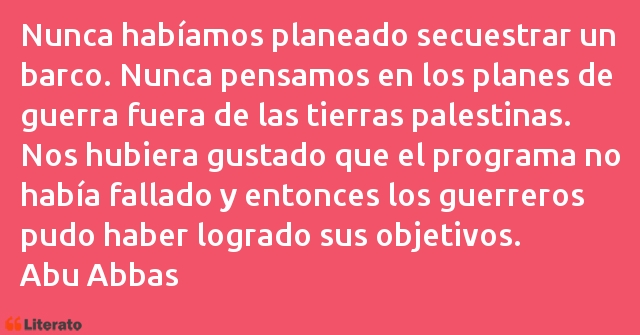 Frases de Abu Abbas