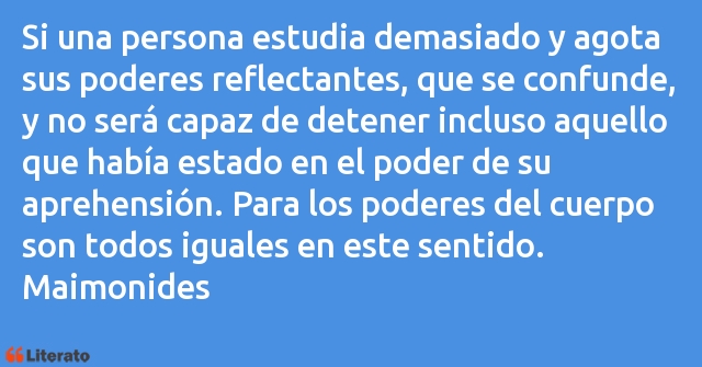 Frases de Maimonides