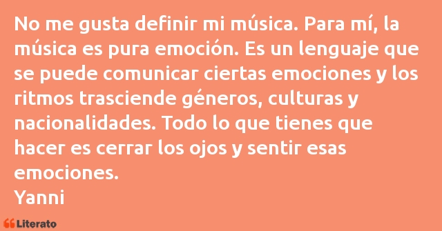 Frases de Yanni