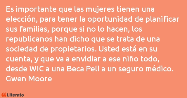 Frases de Gwen Moore