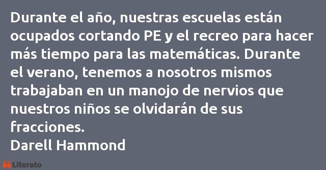 Frases de Darell Hammond