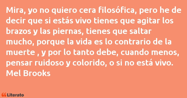 Frases de Mel Brooks