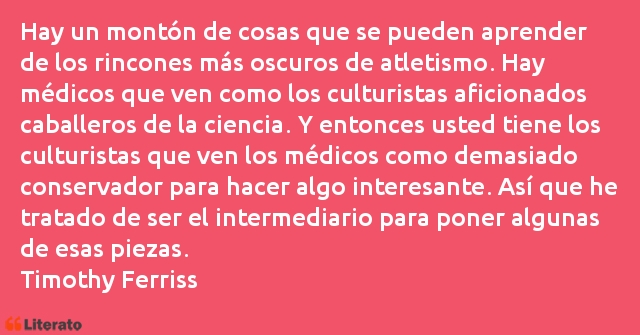 Frases de Timothy Ferriss