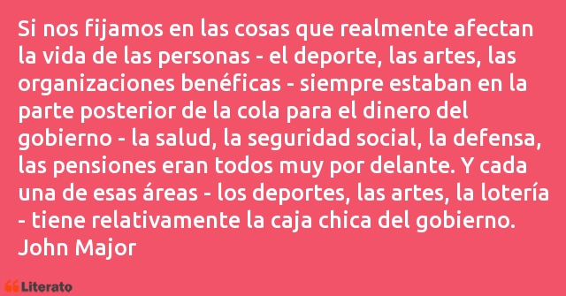 Frases de John Major