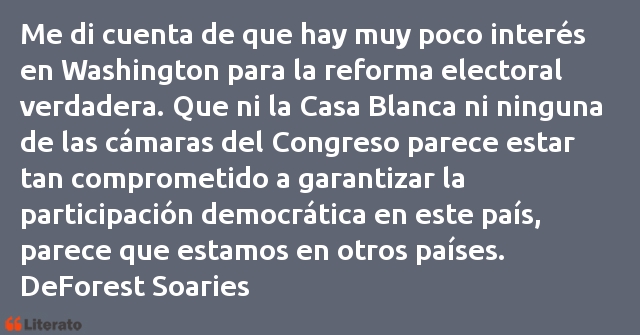 Frases de DeForest Soaries