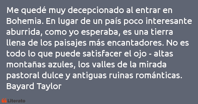 Frases de Bayard Taylor