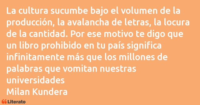 Frases de Milan Kundera